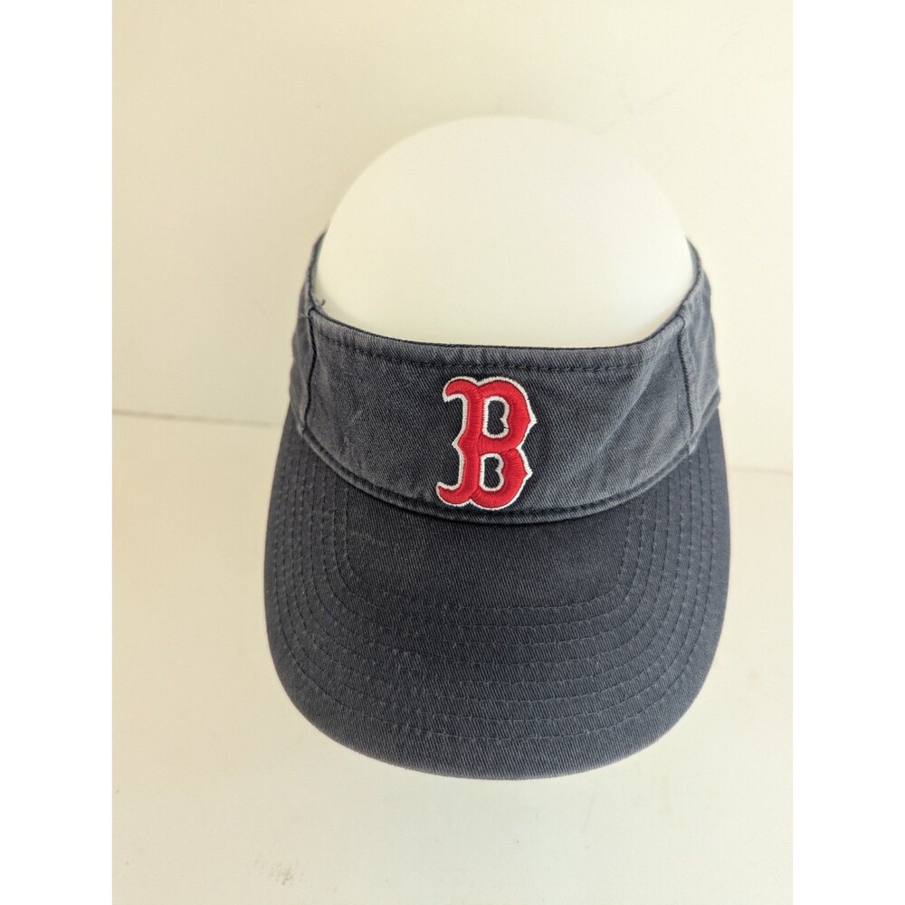 Boston Red Sox Mens Visor Blue Red Adjustable Twin Enterprise